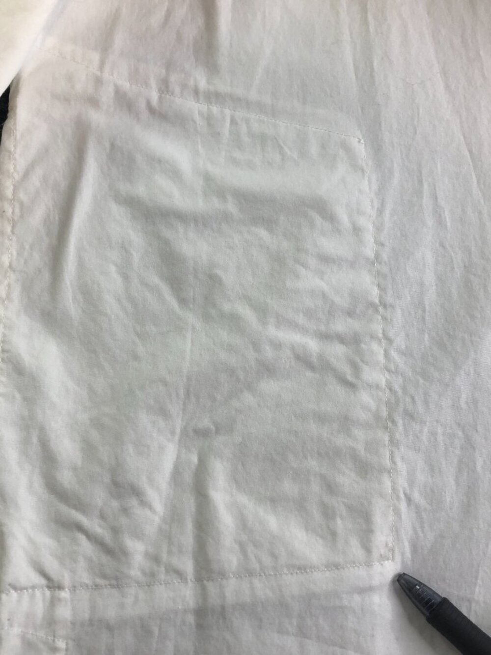 Eileen Fisher Tunic Shirt Womens Medium White Organic Cotton Band Collar Button - Picture 8 of 16